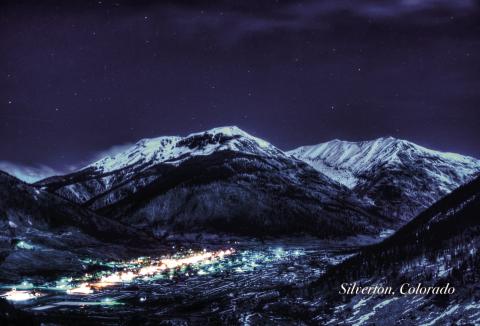Stars over Silverton. Photo credit Adam Andrade