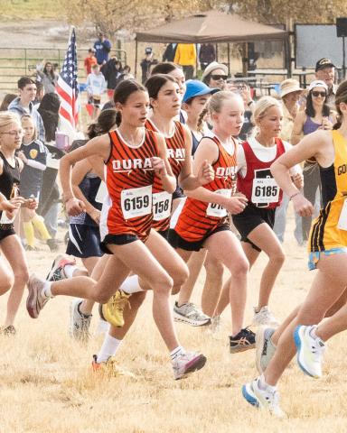 And they're off. Photo credit David Emory