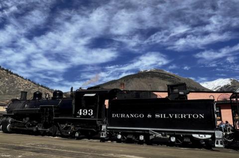 The train leaving Silverton on October 29th. Photo courtesy of Silverton Area Chamber of Commerce
