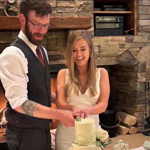 Mr. and Mrs. Adam and Lauren Galt held their wedding at the Mountain Lodge this past weekend. Photo credit Lauren Galt