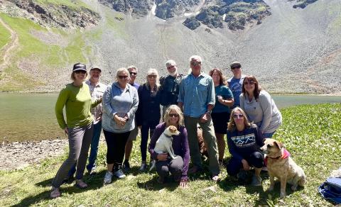 Our final trip to Velocity Basin with Nancy B on Sunday July 28. Photo credit DeAnne Gallegos