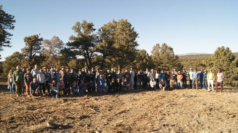 Despite increasing challenges, folks came together at the 2-3-2 meeting at Ghost Ranch. Photo credit MSI