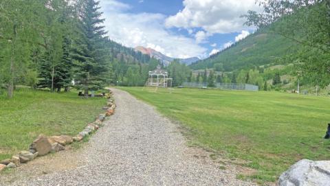 Rock path in Memorial Park Photo Credit - Silverton Standard