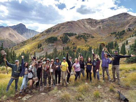 MSI staff with volunteers at National Public Lands Day at Ophir Fen Photo credit MSI