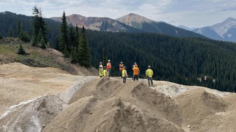Federal and State agency representatives at Brooklyn Mine Site, July 2025 photo provided by EPA BPMD