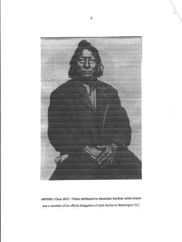 EPILOGUE TO OLD Bill WIILIAMS DOUBLECROSSES THE NUCHE – The Mysterious ‘Relative of the Ute Chief Walker’ in the San Luis Valley