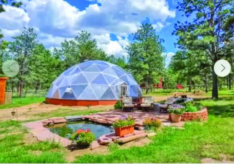 A photo of a grow dome Photo credit TOS presentation