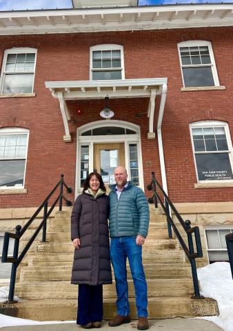 High Country Remote Care clinic is located at 1315 Snowden Street. (L-R) Dr. Yvonne Naughton and Dr. Dave Brown. Photo credit DeAnne Gallegos