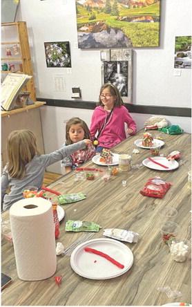Gingerbread house decorating. Photo by 9318 Collective