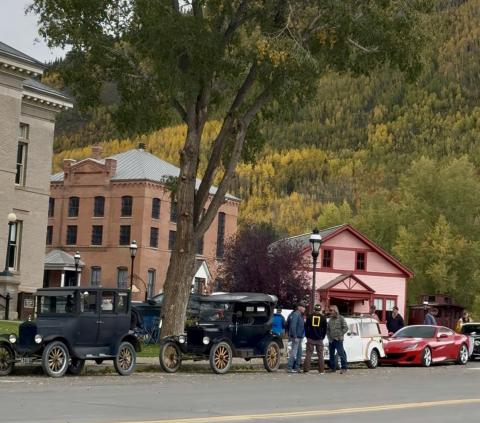The vintage and classic car show featured local’s cars photo by DeAnne Gallegos