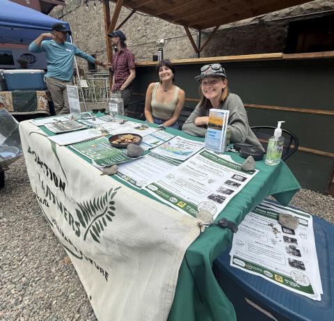 EcoAction Partners had an information table at last week’s Farmers Market to discuss the new Green Grants available for locals through the Town of Silverton’s Team Gold project. Photo credit DeAnne Gallegos