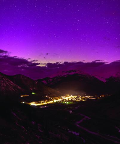 Photo credit Jimmy S Keene Northern Lights over Silverton this spring.