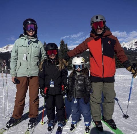 Kim, Griff, Talon and Cliff Pinto. Photo by Kim Medved