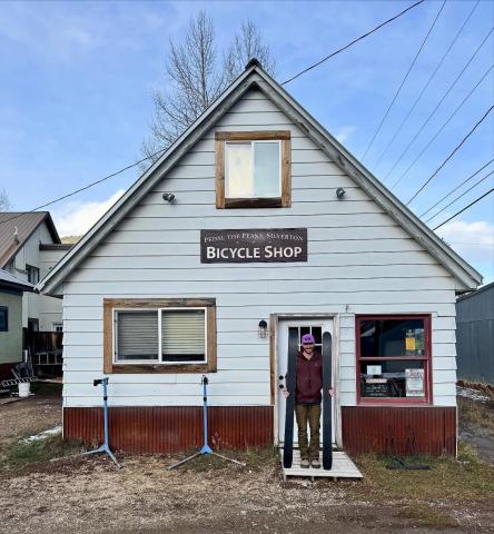 Ryan McClure partners with Pedal the Peaks Silverton to offer ski tuning this winter. Photo by Pedal the Peaks