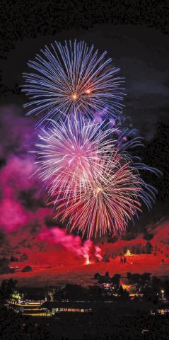 Silverton 4th of July Fireworks Photo Credit - Howie Stern