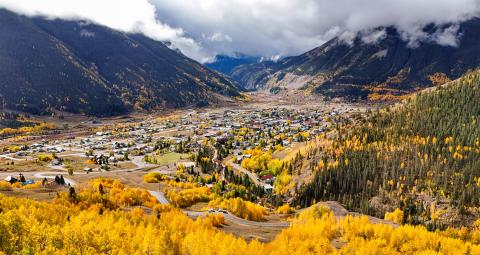 This past Sunday drone photographer Chad Guin captured fall in all it’s beauty. photo by Chad Guin