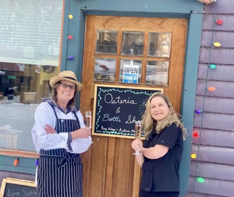 Wendy Polly and Lisa Risoli have partnered at The Osteria &amp; Bottle Shop located in the VillaDalle Inn on 13th &amp; Blair St, featuring dine in and take-out dishes photo by The Osteria