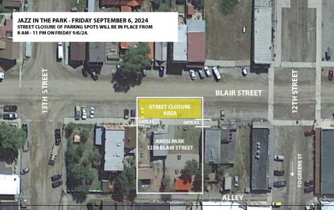 Blair Street Road Closure for Jazz Concert