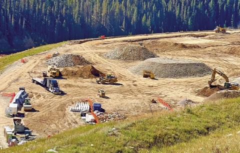 The Bonita Peak repository October 2023. Photo credit DeAnne Gallegos