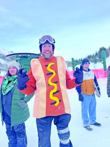 Photo credit DeAnne Gallegos Alex Lanis at Snowscape.