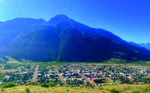 A view of our mountain village Photo by Katey Fetch