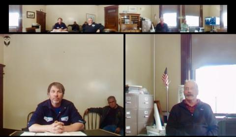 Screenshot of Monday, March 2, San Juan Board of County Commissioners meeting