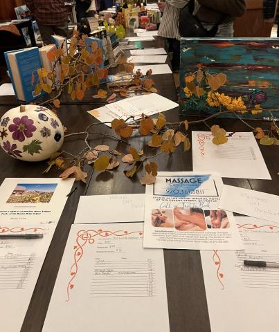 SFLC Recieved many raffle items from Silverton Businesses. Photo by SFLC