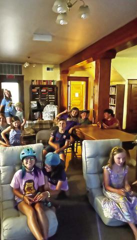 The Mario Kart Tournament at the library was a huge hit! Photo credit Misti Anderson