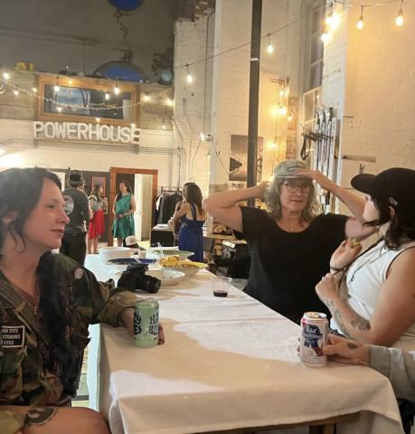 The Powerhouse held a resident artist’s art show on Friday night photo by Phil Antonelli