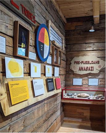 Silverton school teacher Whitney Gaskill’s fourth and fifth grade students made a number of field trips and did extensive research to make many contributions to this latest major exhibit at the Silverton Museum. As the primary occupants of this area prior to the white settlements in the second half of the nineteenth century, the Ute Indians and their culture is an important area of study for our understanding of the land in which we live.