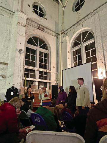 Panel discussion at the POW event. Photo credit Terry Schuyler