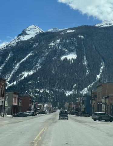 Photo credit DeAnne Gallegos The snow melted off quickly Monday after a weekend of snowstorms.