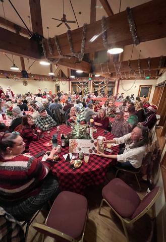 2023 Community Potluck at Kendall Mountain Community Center. Photo credit DeAnne Gallegos