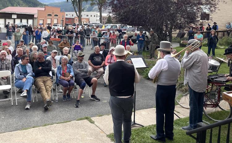 The Silverton Brass Band played for guests at The SJCHS’s Night at the Museum and 60th Anniversary Party. Photo credit Janice Sanders
