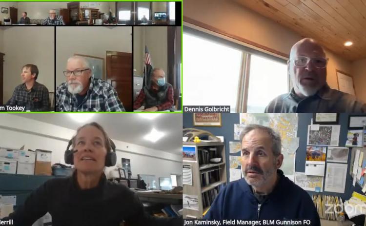 BLM Zooms into Comissioner meeting