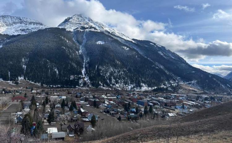 photo by Cole Davenport Cole Davenport got a shot of Silverton in November with some of the remaining fresh snow after the storm. November snow on the valley floor melts fast.