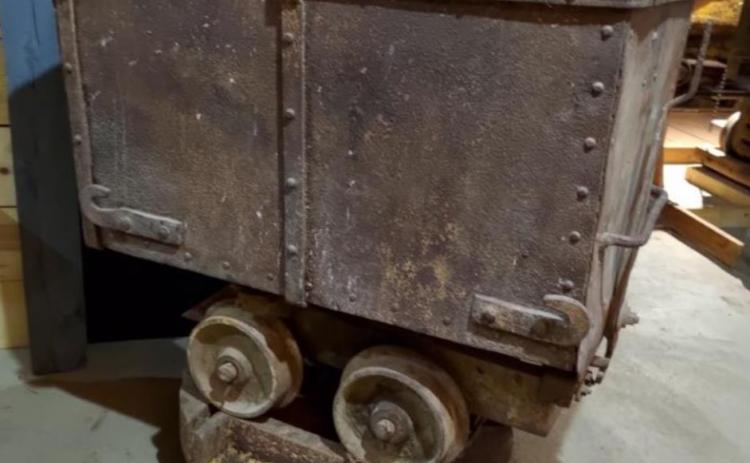 A new exhibit is an ore car turnstile, from the Black Prince Mine located in Little Giant Basin. It dates to about 1870.