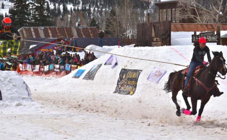 Skijoring is on this year and still needs financial support. Many consider the event the “4th of July” of the winter. Photo Credit Silverton Skijoring.