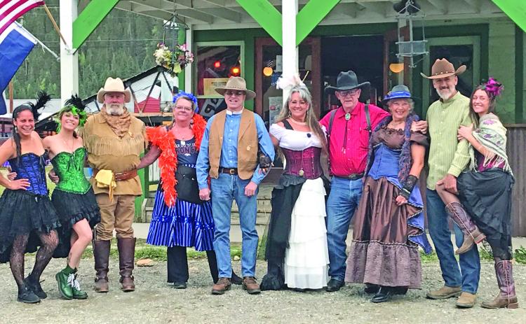The Bayfield Belles, Murphy Cattle Company, and the Shady Lady crew on Blair Street Photo credit Melanie Bergloc