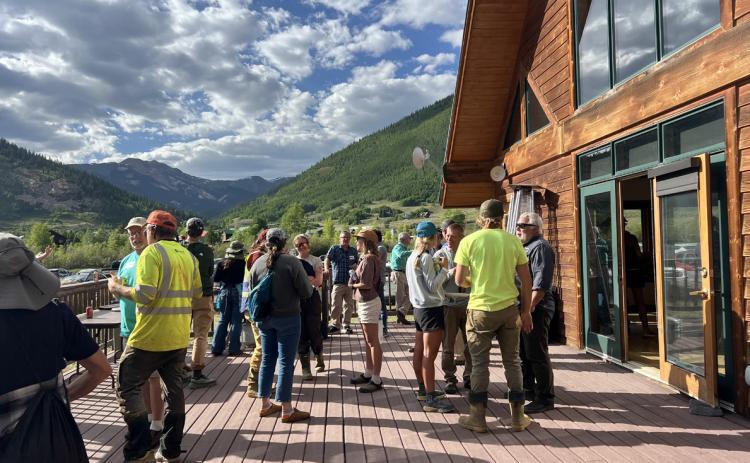 The SJC BPMD Community BBQ had lots of Silverton locals in attendance. Photo credit DeAnne Gallegos