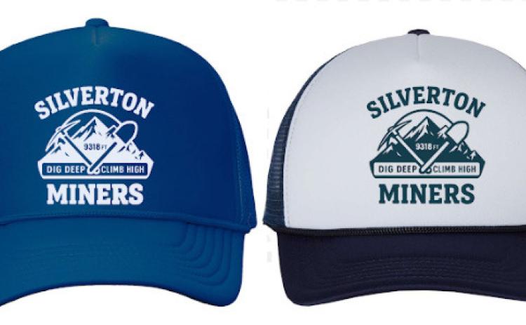 Trucker Hat Royal Blue with white lettering or Navy Blue with white background
