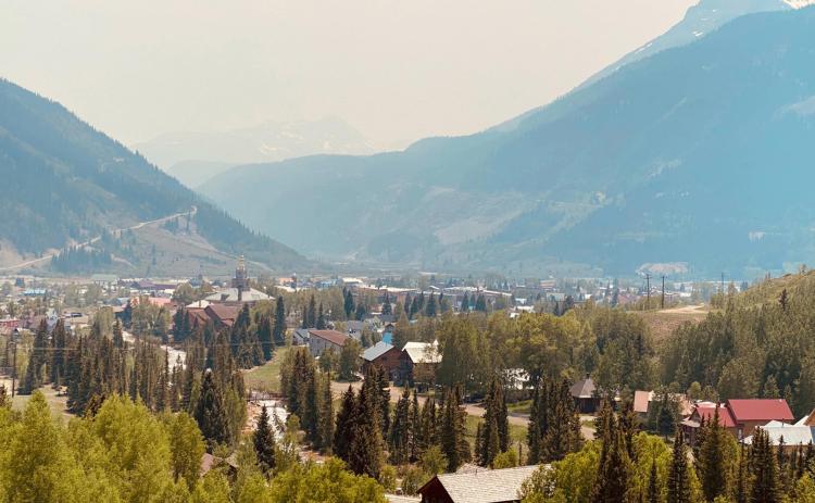 Smoke in the sky above Silverton on Monday, June 15. Ray Dileo/Silverton Standard