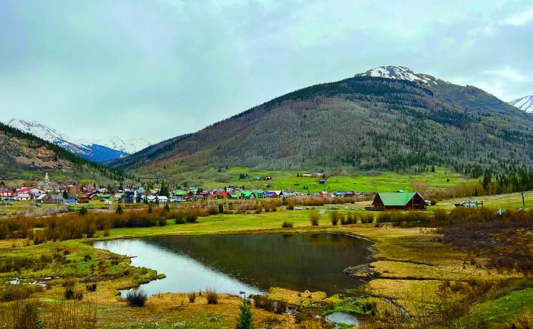 A view of Kendall Mountain Recreation Center and the surrounding land Photo by Visit Silverton