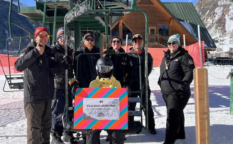 Silverton local, 11 year old Jayden Jones, gets the first chair at Kendall for the 4th year in a row. Photo credit DeAnne Gallegos