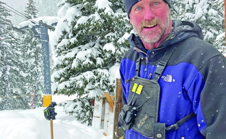 Grady Ham at Silverton Mountain. Photo credit Marc Kloster