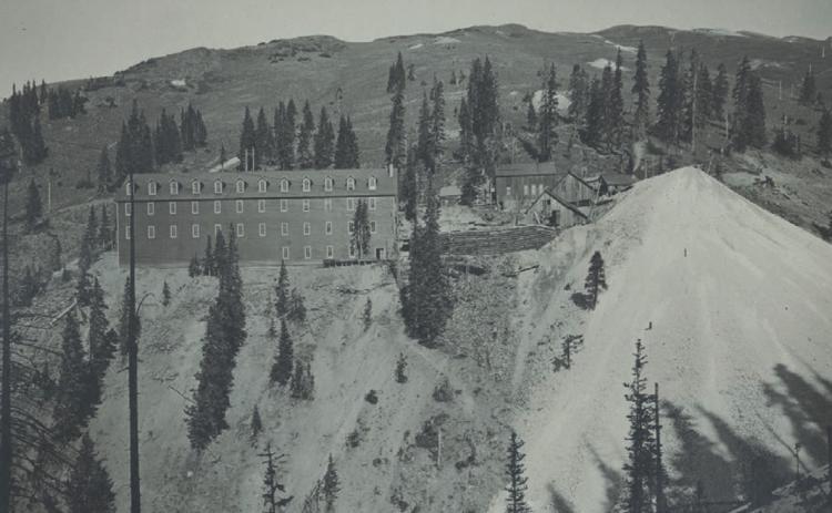 The Gold King Mine and boarding house in 1906. San Juan County Historical Society photo