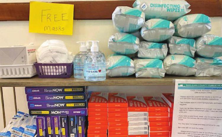 Free Covid Kit whiles supplies last at Public Health Photo Credit Silverton Standard
