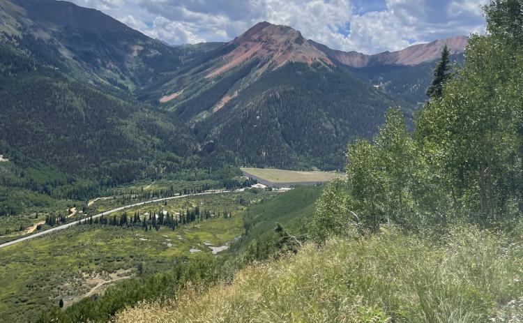 A view of Red Mountain Pass. Photo credit Katey Fetch