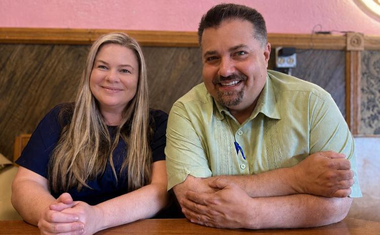 CO State Representative Katie Stewart met with Silverton Mayor Jim Harper last week to discuss the challenges our little community faces photo by DeAnne Gallegos