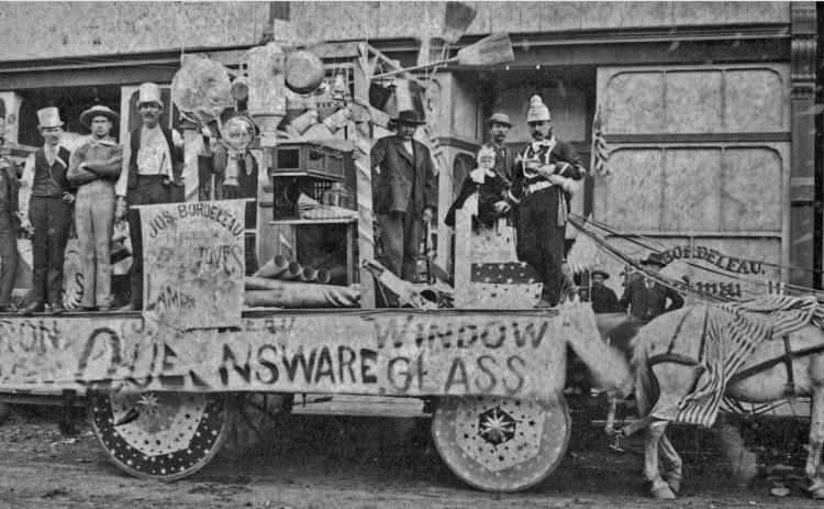 The Fourth of July celebration on Greene Street in 1891. Courtesy of San Juan County Historical Society